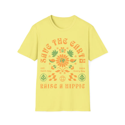 Save the Earth Raise a Hippie T-Shirt