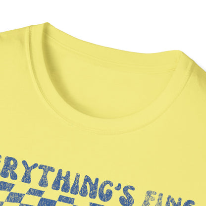 Everything's Fine Smiley Face T-Shirt