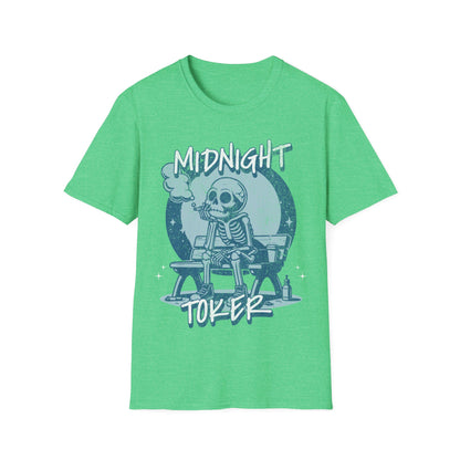 Midnight Toker Skeleton T-Shirt