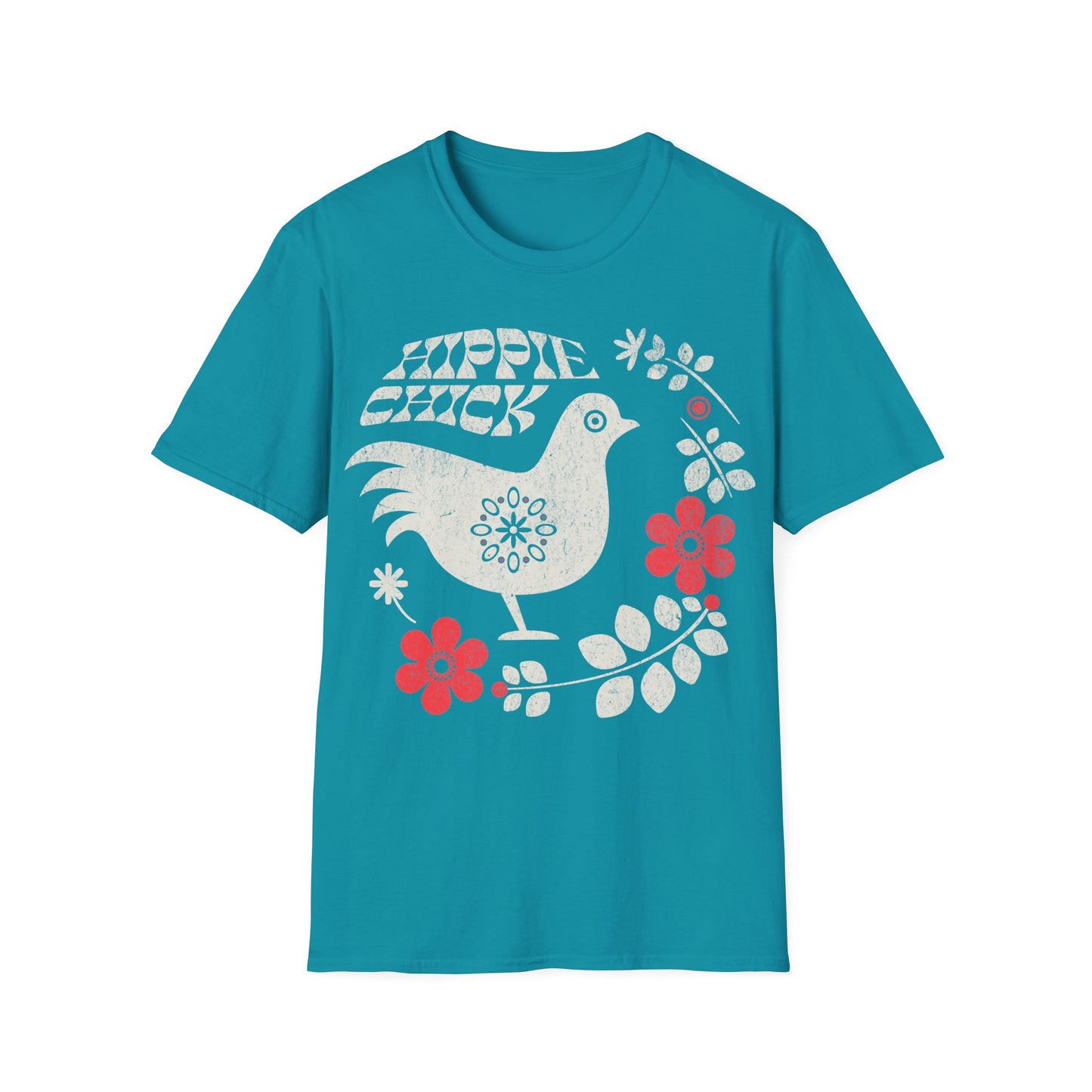 Hippie Chick Folk Art T-Shirt