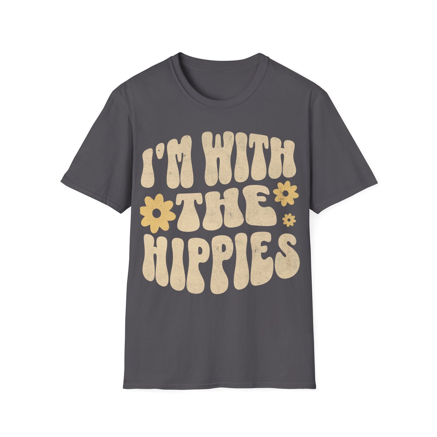 With The Hippies  T-Shirt