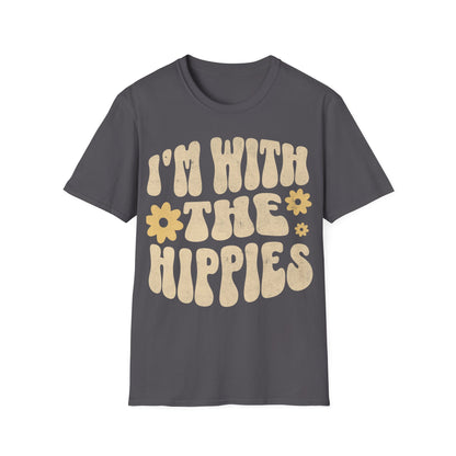 With The Hippies  T-Shirt