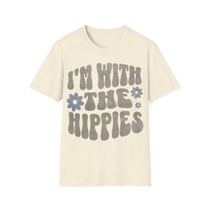 With The Hippies  T-Shirt