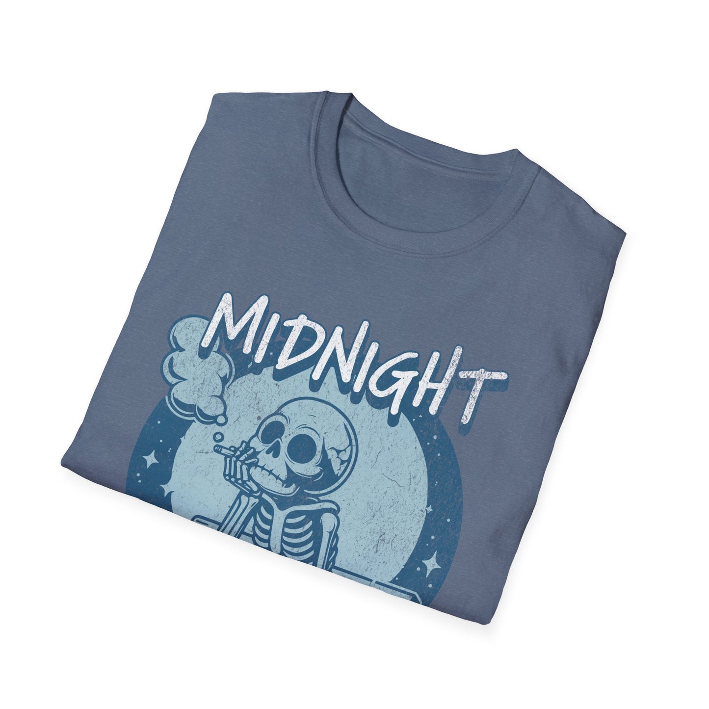 Midnight Toker Skeleton T-Shirt