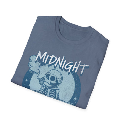 Midnight Toker Skeleton T-Shirt