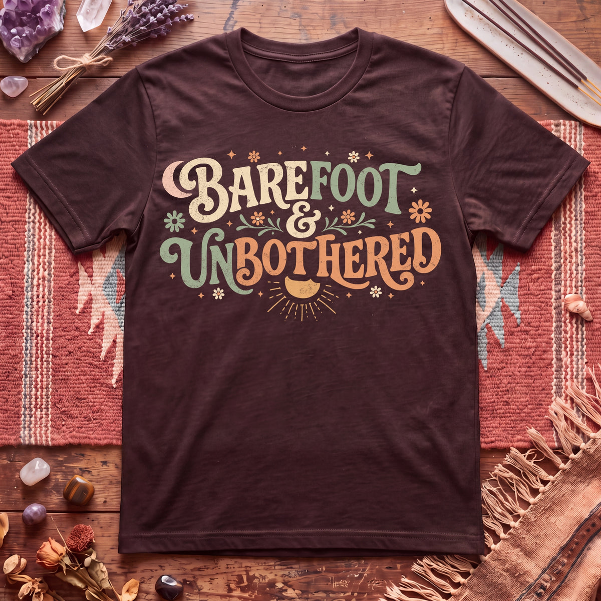 barefoot and Unbothered T-Shirt