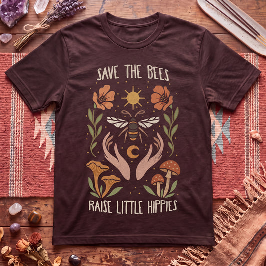 Hippies Save Bees T-Shirt
