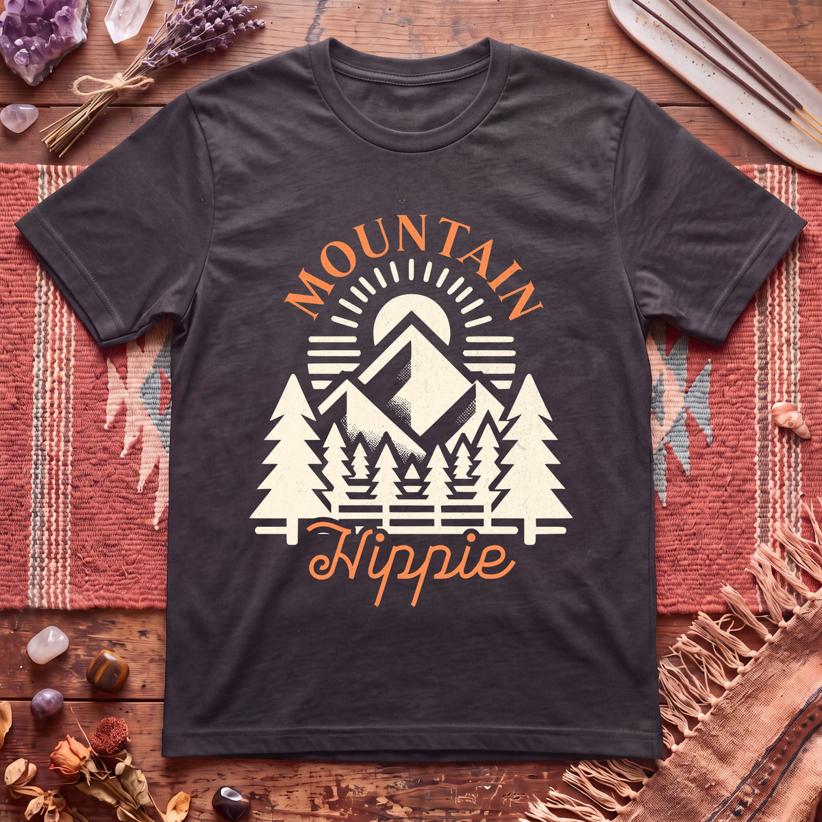 Vintage Mountain Hippie T-Shirt