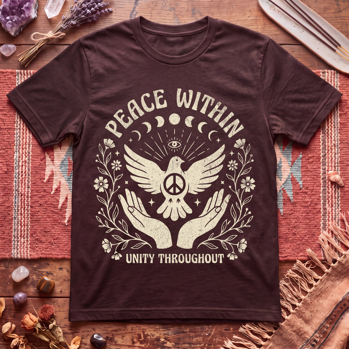 Peace Within Unity Throughout T-Shirt
