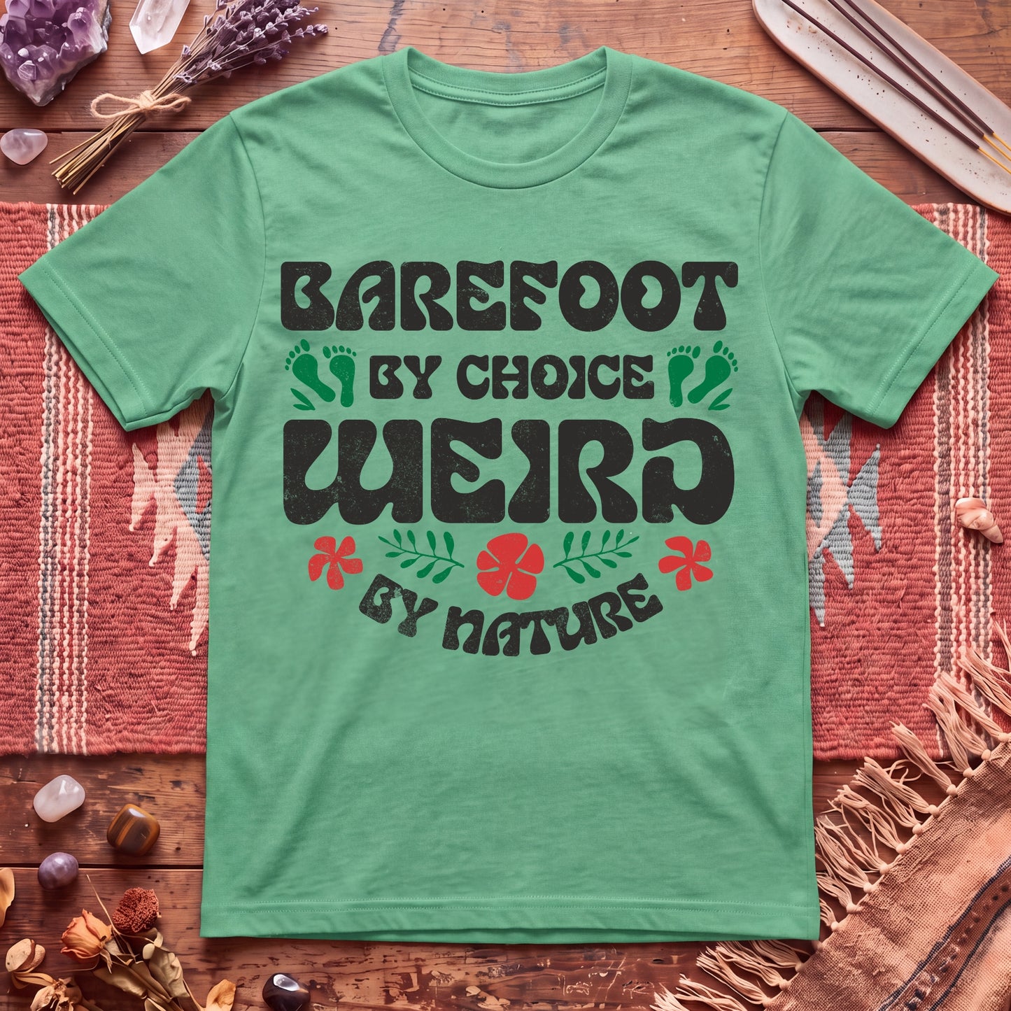 Barefoot by Choice Weird By Nature T-Shirt
