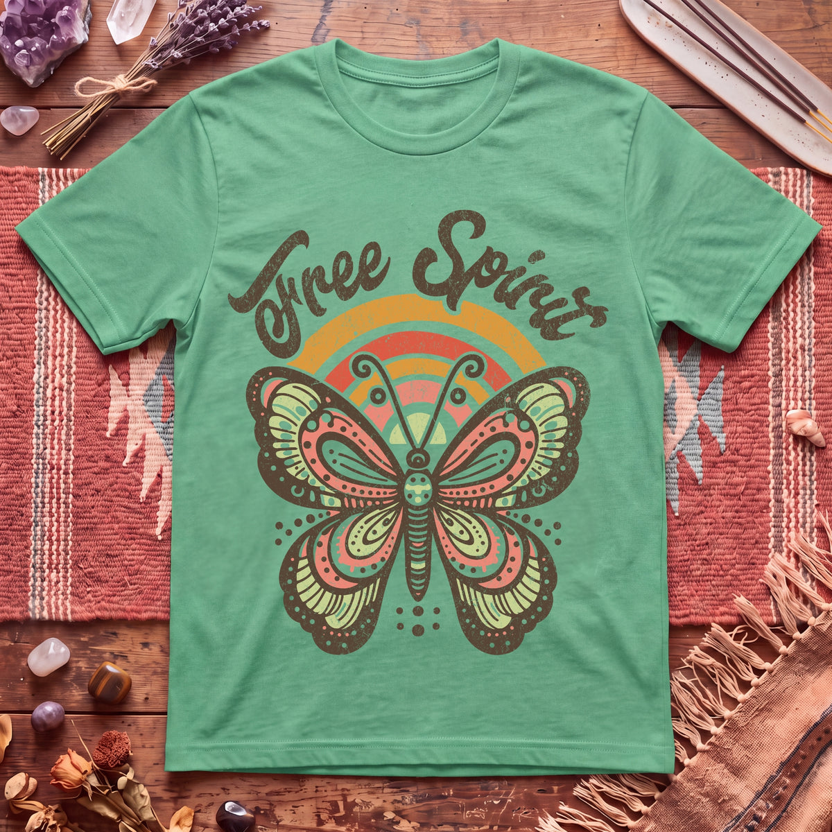 Free Spirit butterfly T-Shirt