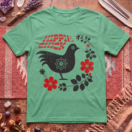 Hippie Chick Folk Art T-Shirt