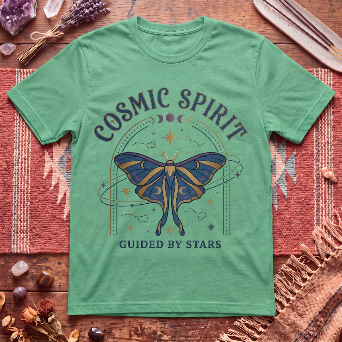 Cosmic Spirit Moth T-Shirt