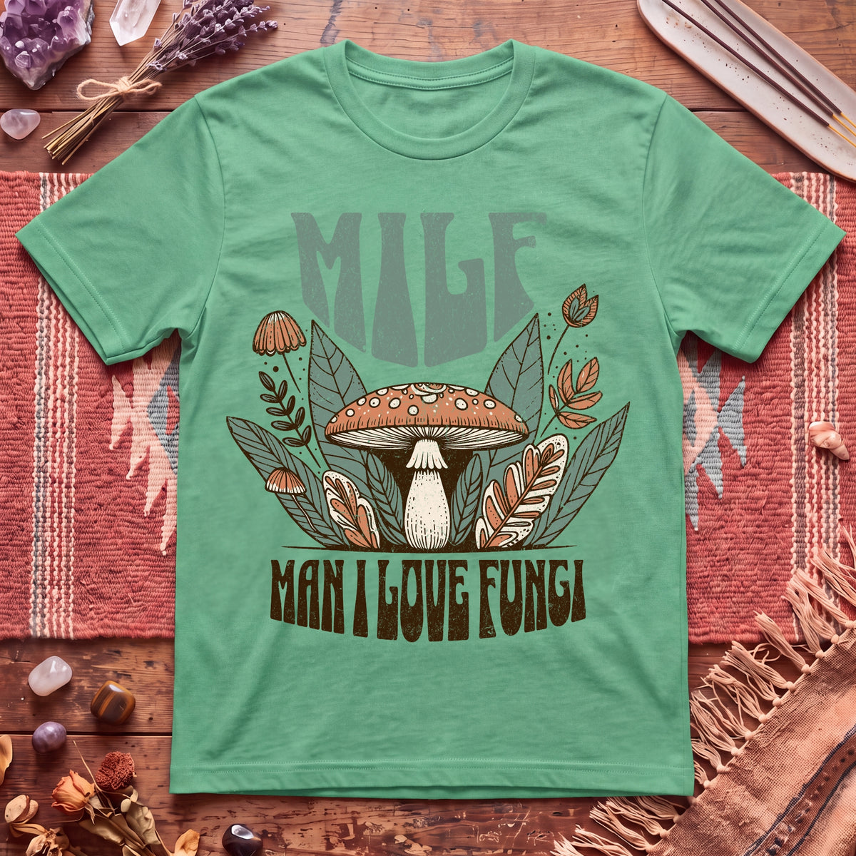 MILF Man i Love Mushrooms T-Shirt