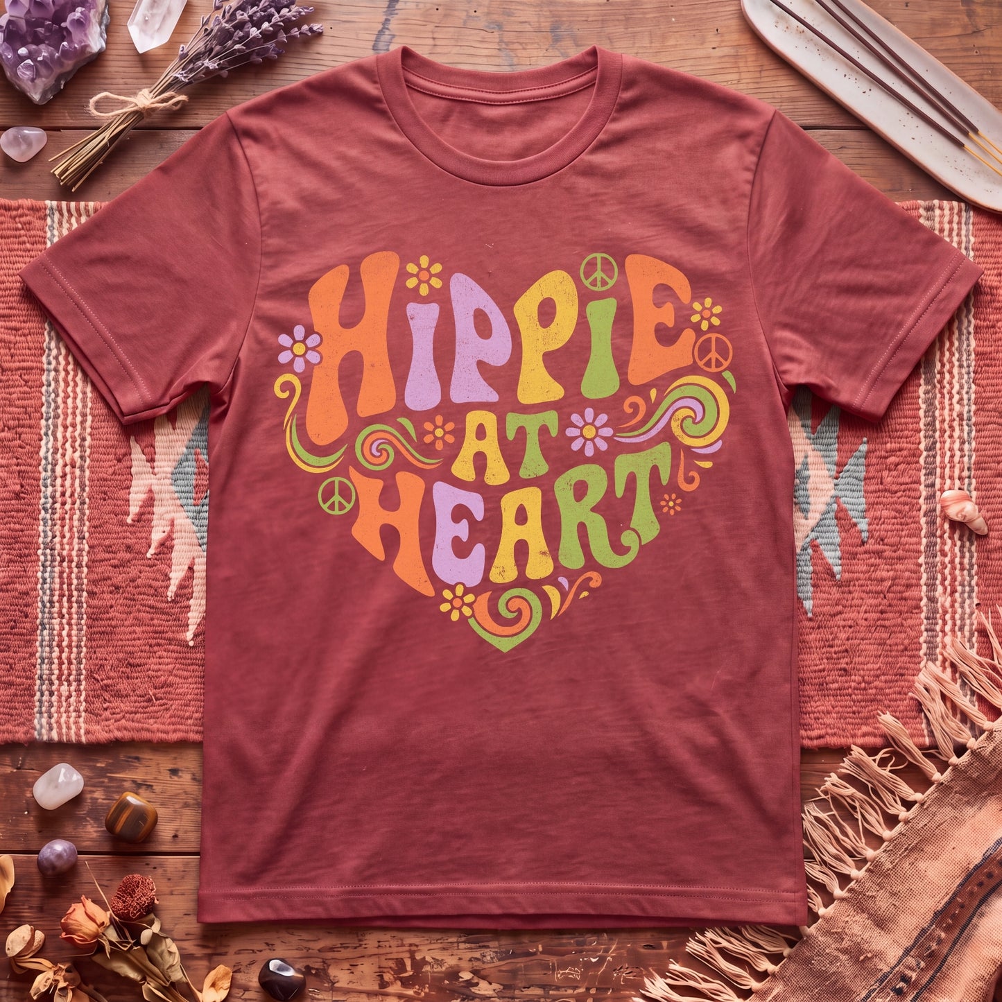 Hippie At Heart T-Shirt