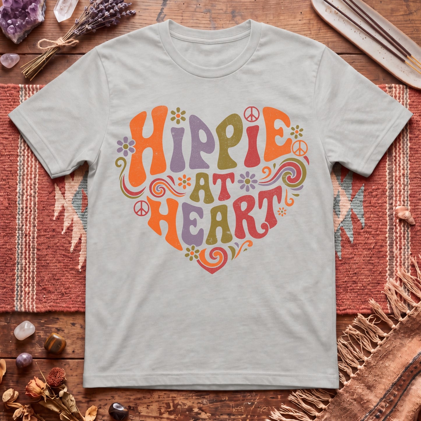 Hippie At Heart T-Shirt