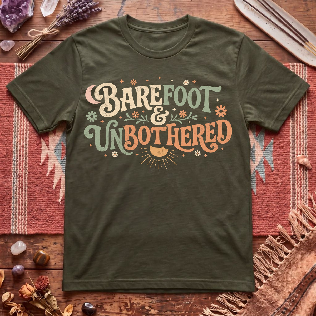 barefoot and Unbothered T-Shirt