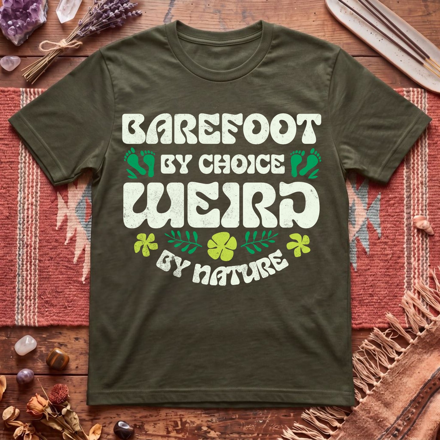 Barefoot by Choice Weird By Nature T-Shirt