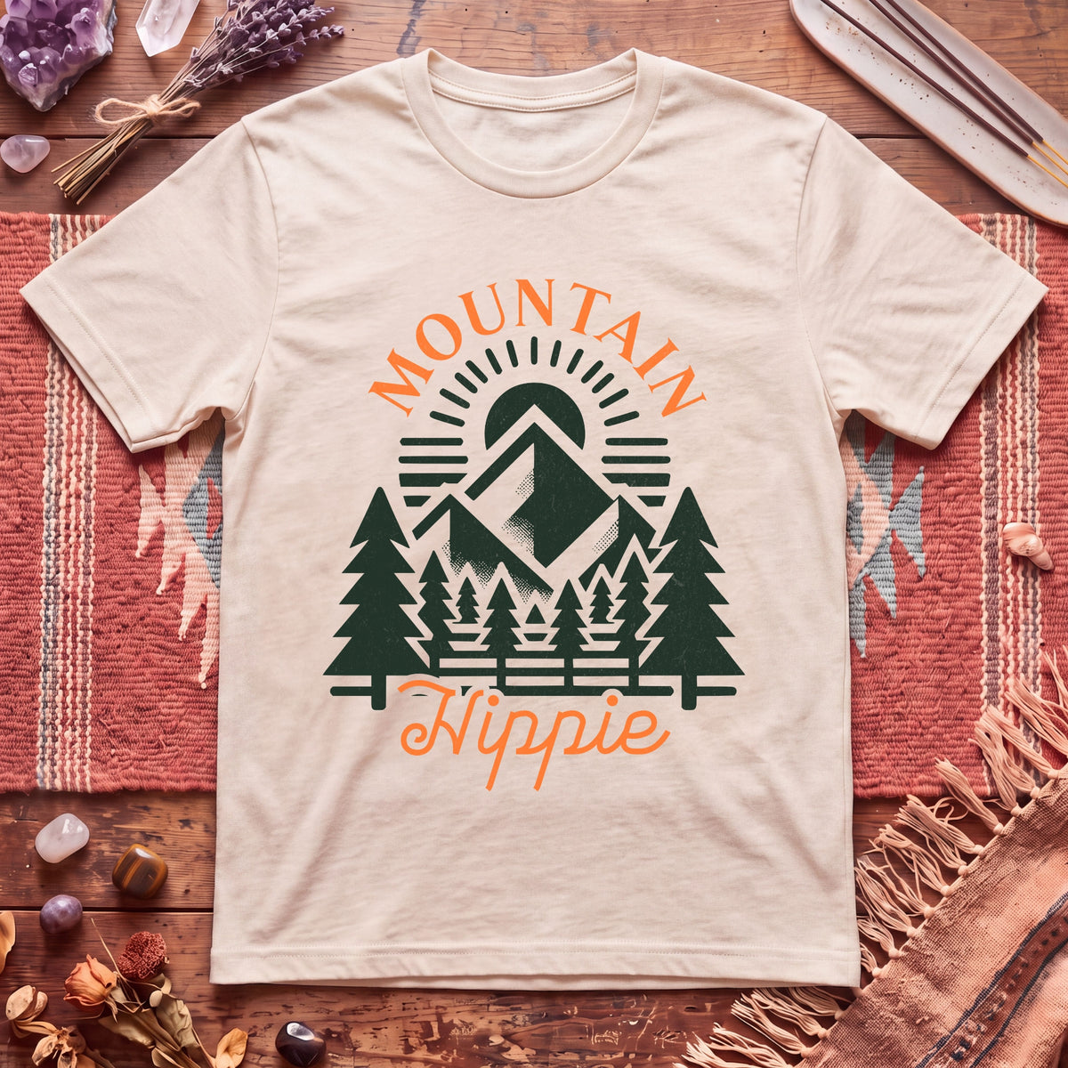 Vintage Mountain Hippie T-Shirt
