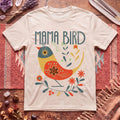 Mama Bird Folk Art T-Shirt