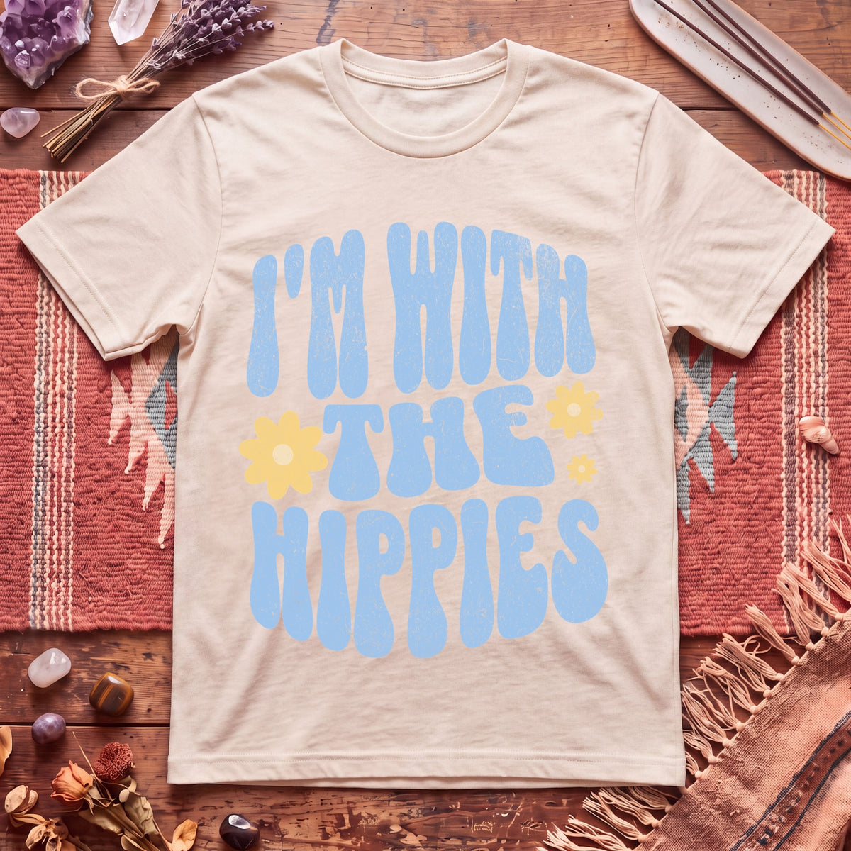 I'm With The Hippies T-Shirt