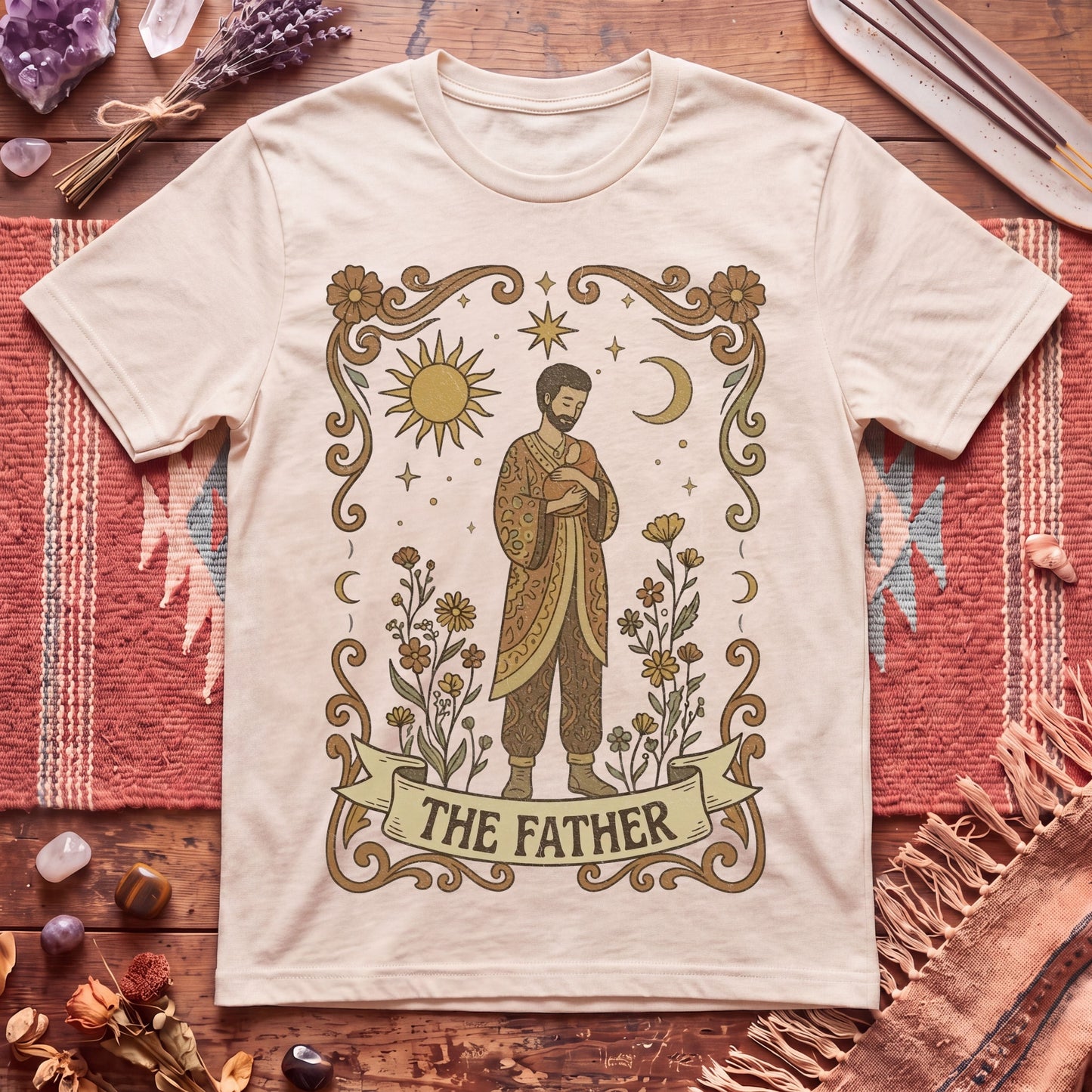 The Father Boho Tarot T-Shirt