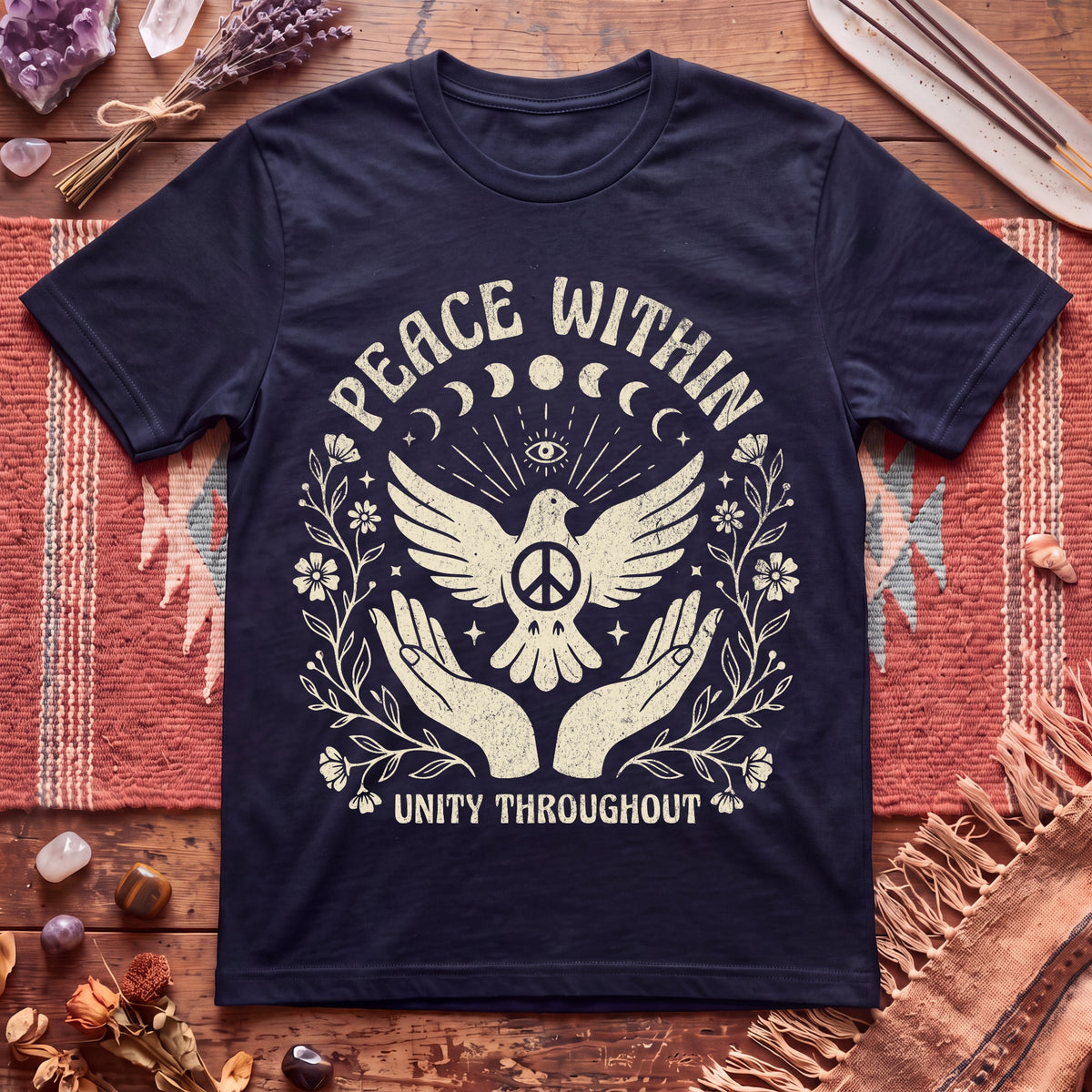 Peace Within Unity Throughout T-Shirt