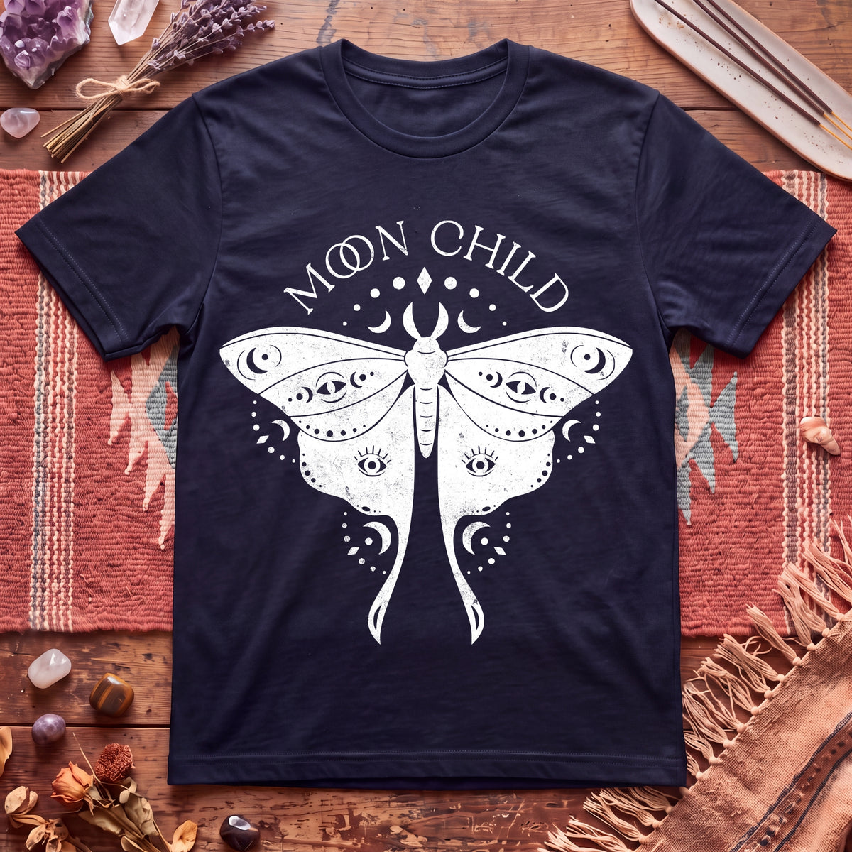 Moon Child Moth T-Shirt