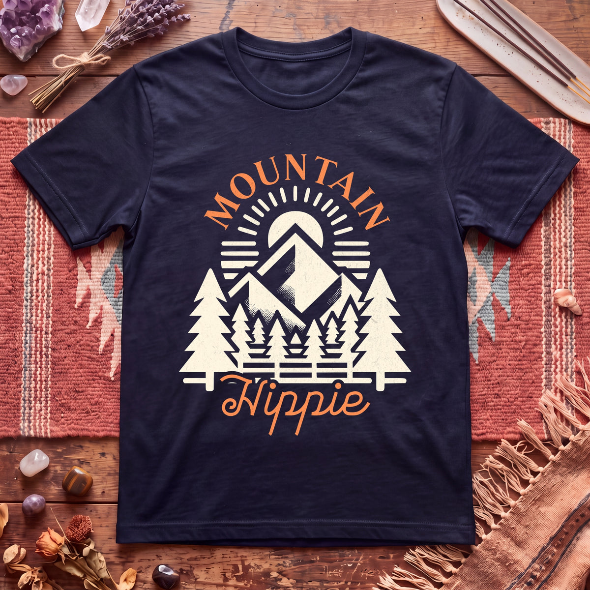 Vintage Mountain Hippie T-Shirt