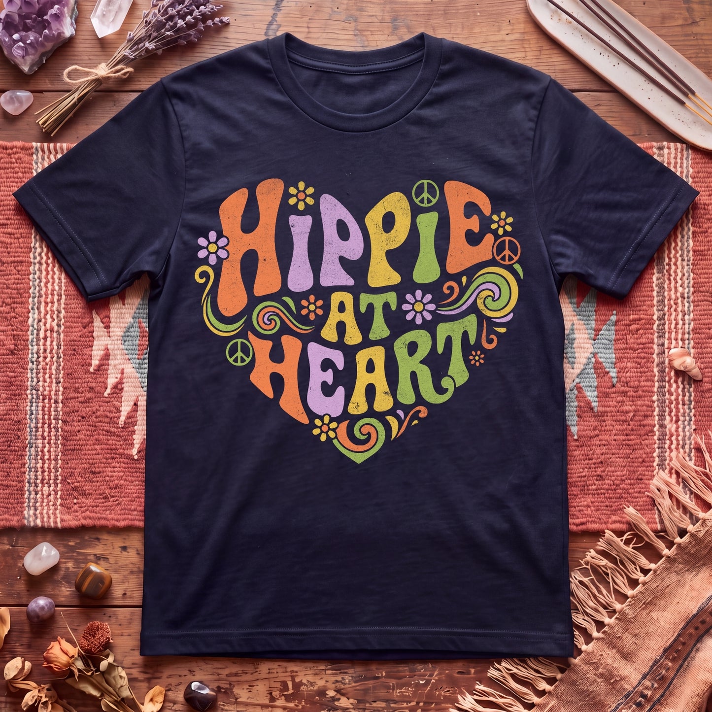 Hippie At Heart T-Shirt