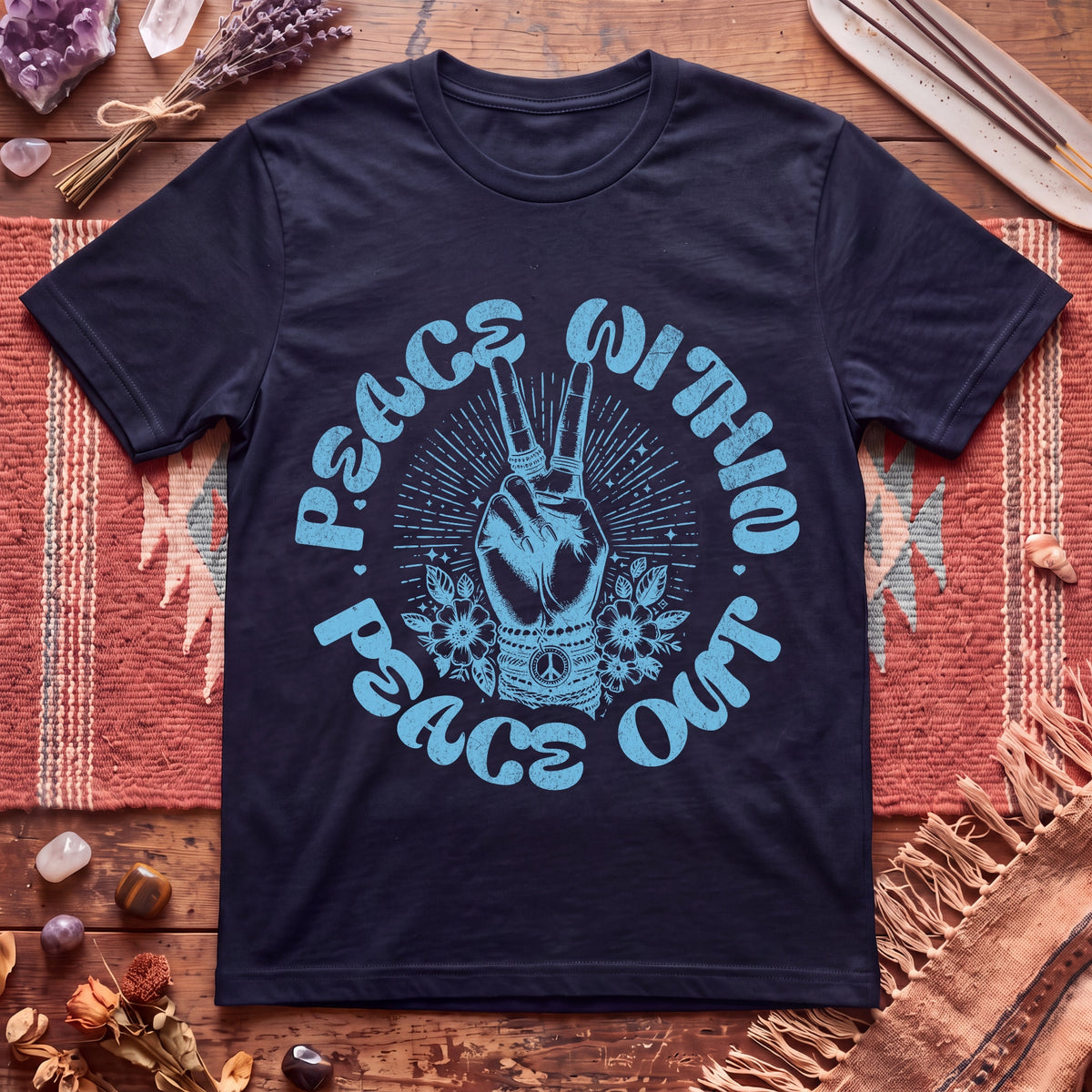 peace within peace out T-Shirt