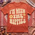 With The Hippies  T-Shirt