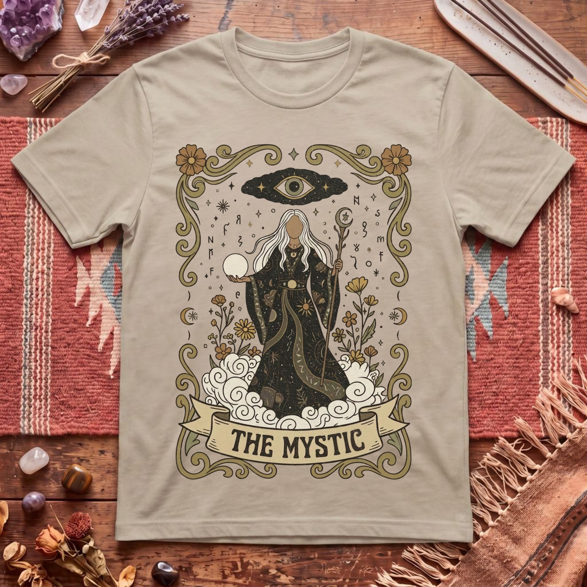 The Mystic Boho Tarot T-Shirt