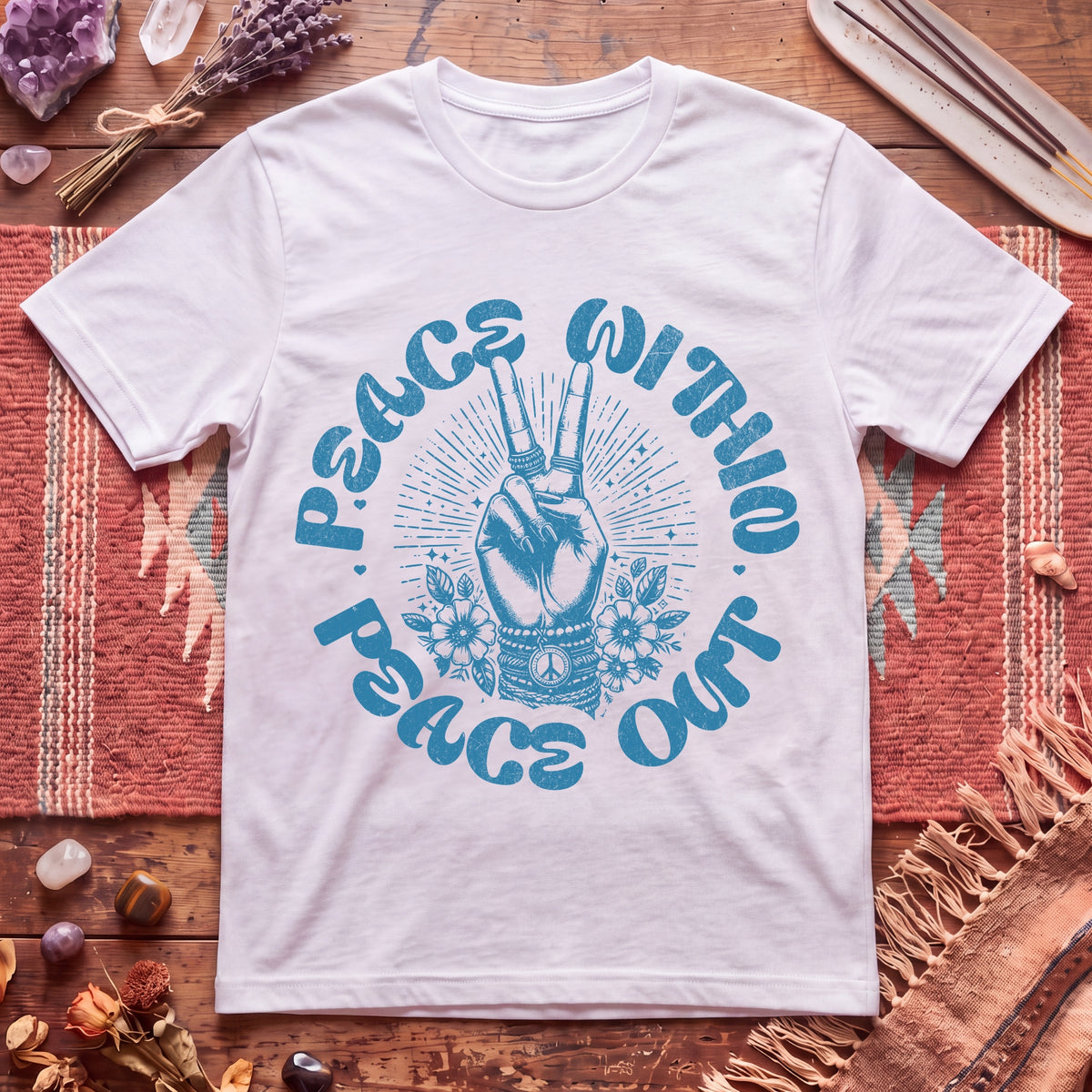 peace within peace out T-Shirt
