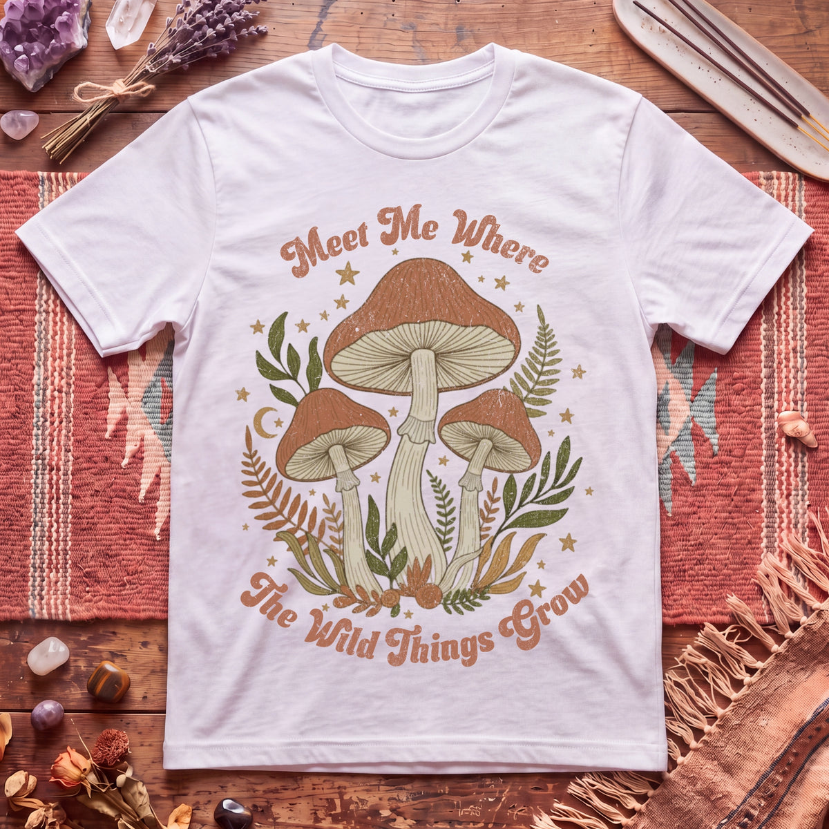 Meet me where the wild things Grow T-Shirt