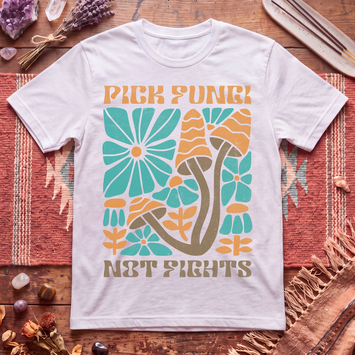 Pick Fungi Not Fights T-Shirt
