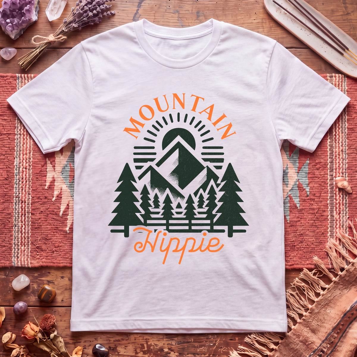 Vintage Mountain Hippie T-Shirt