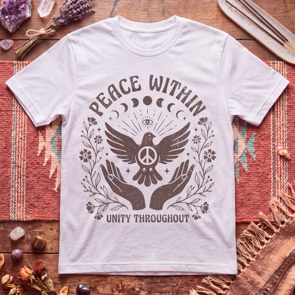 Peace Within Unity Throughout T-Shirt