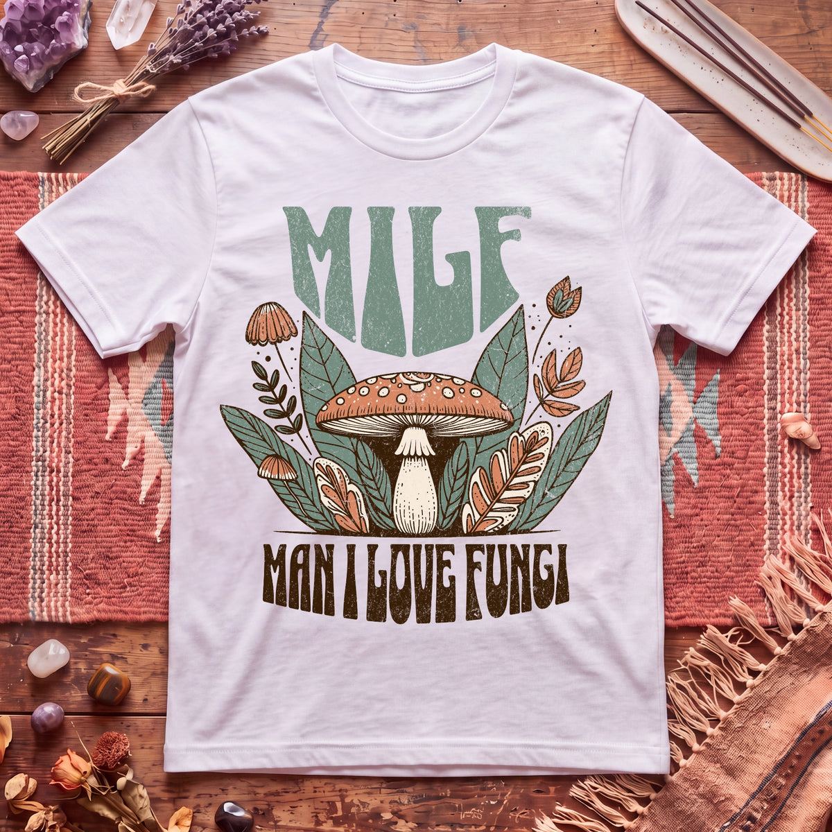 MILF Man i Love Mushrooms T-Shirt