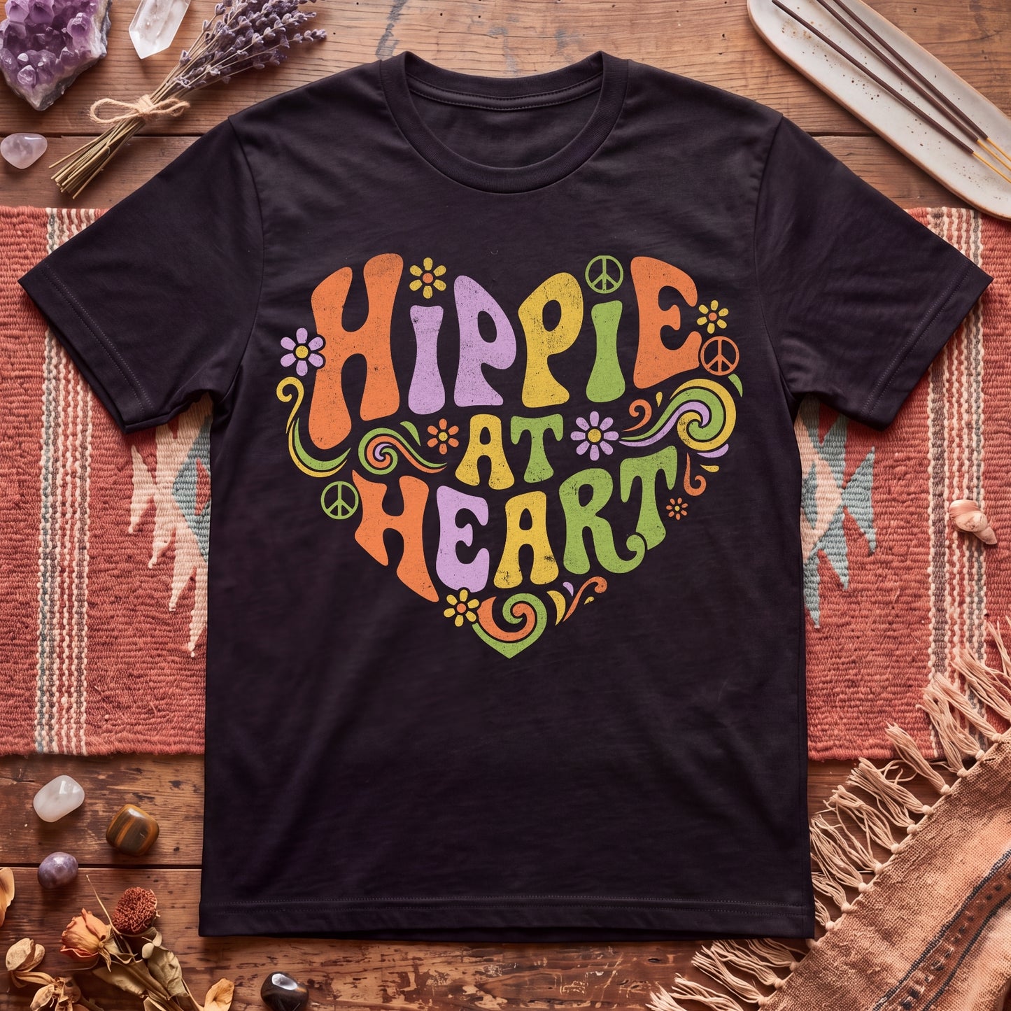 Hippie At Heart T-Shirt