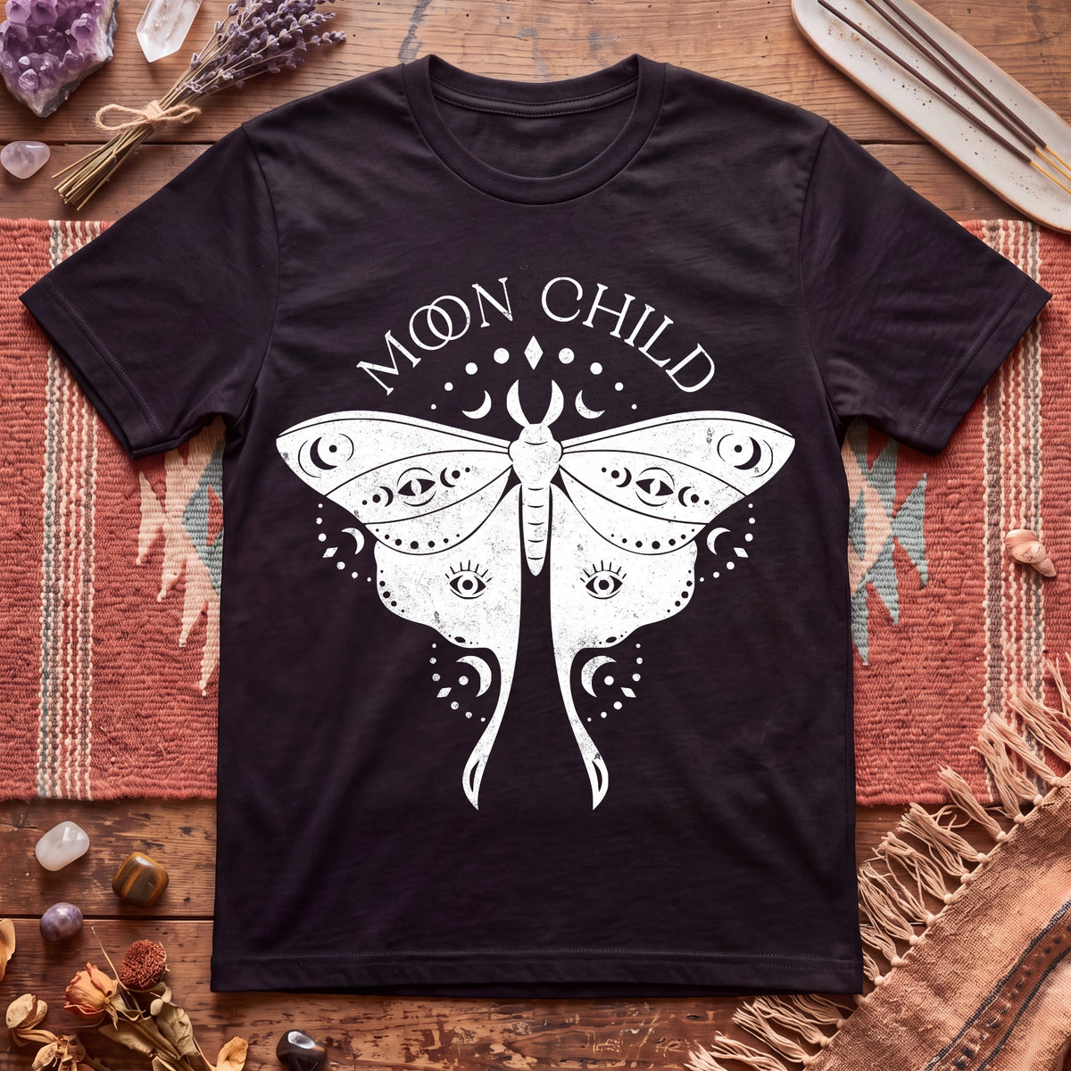 Moon Child Moth T-Shirt