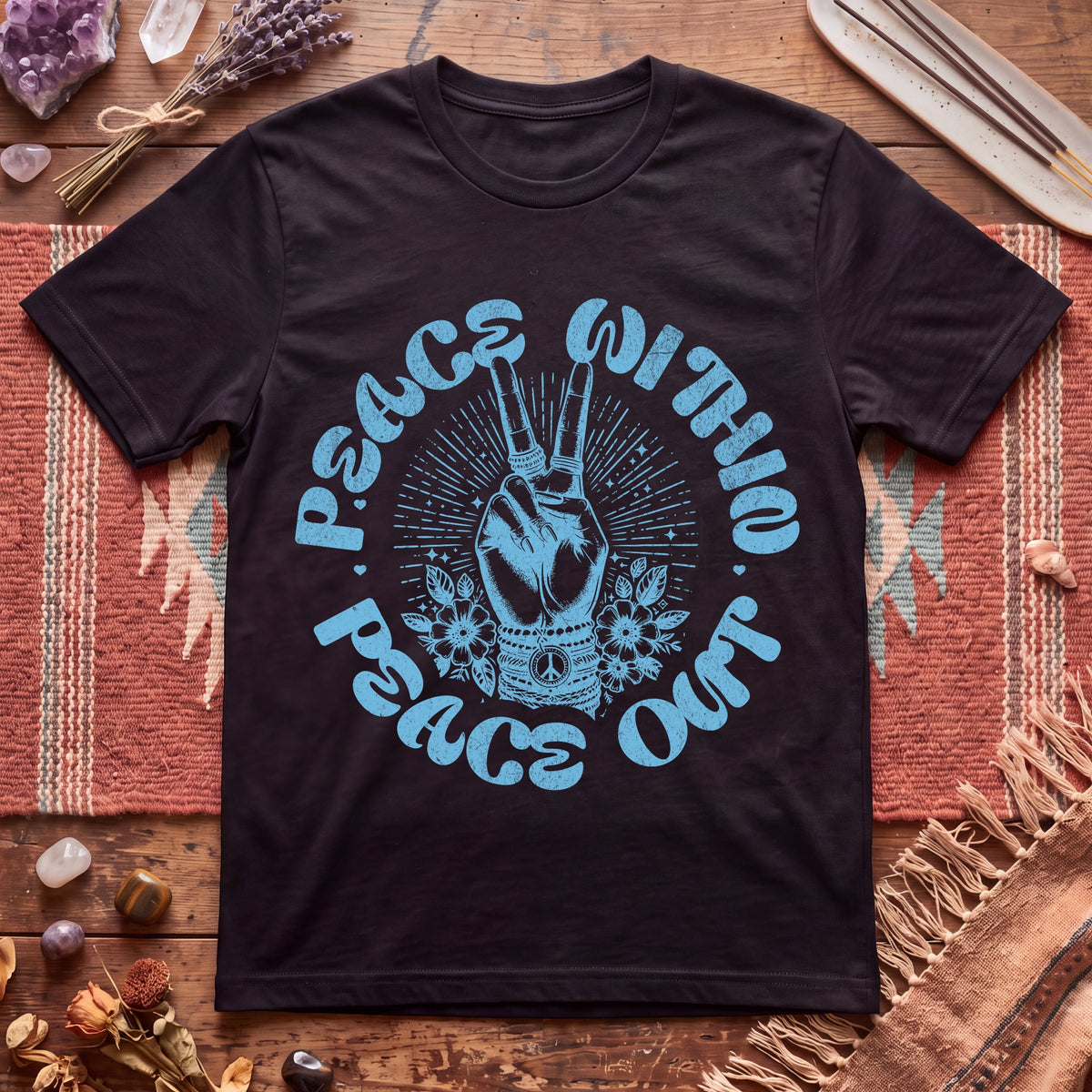 peace within peace out T-Shirt