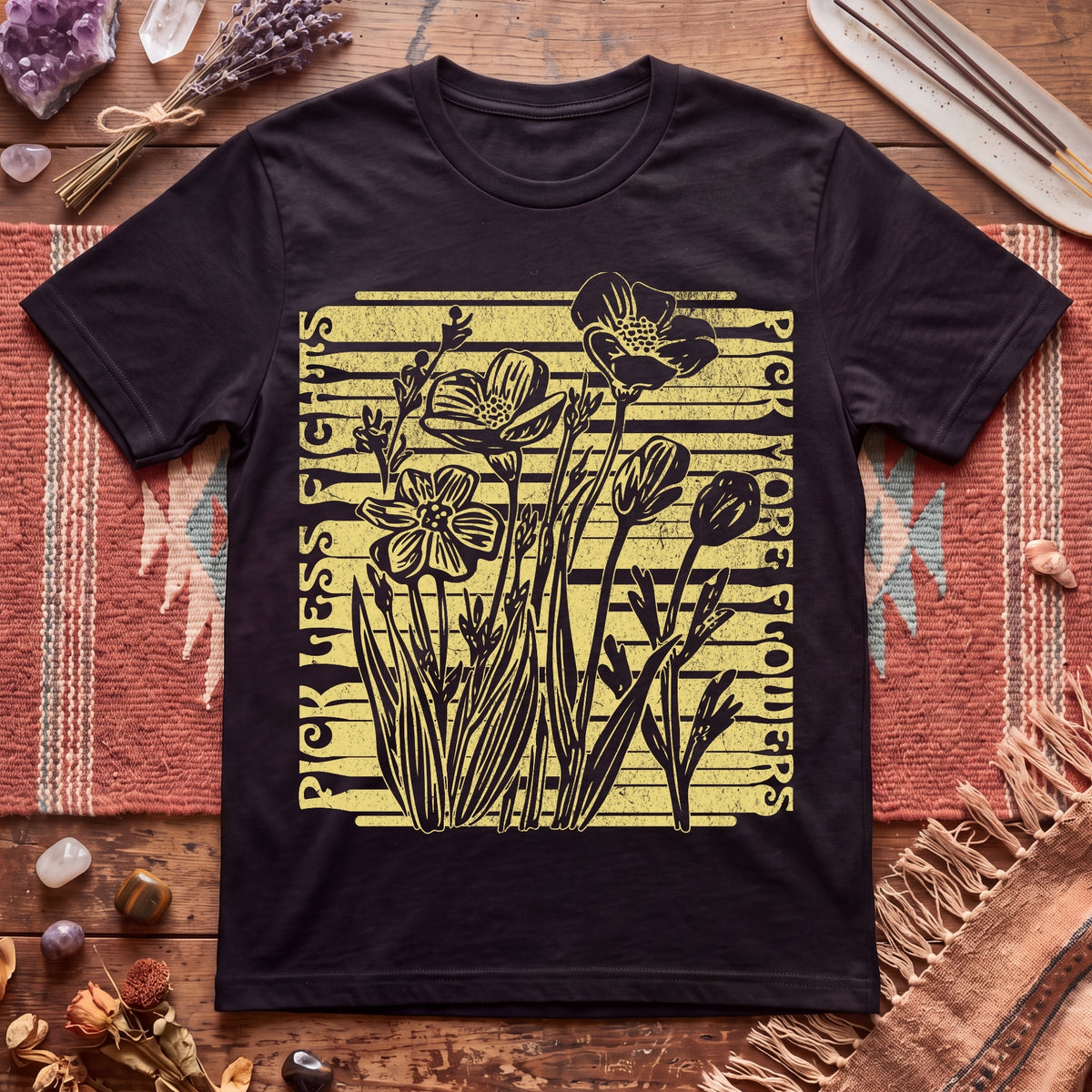 Pick More Flowers T-Shirt