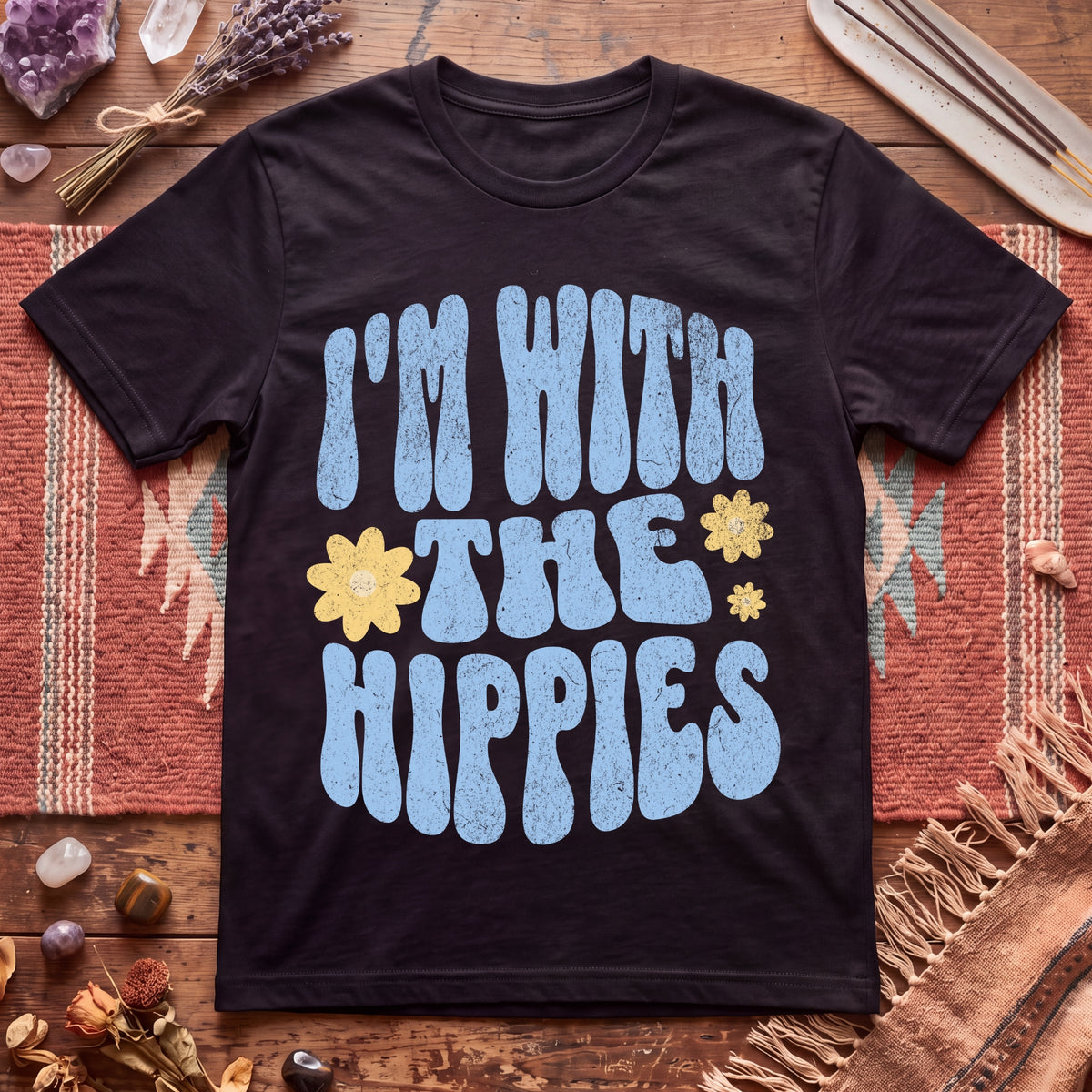 I'm With The Hippies T-Shirt