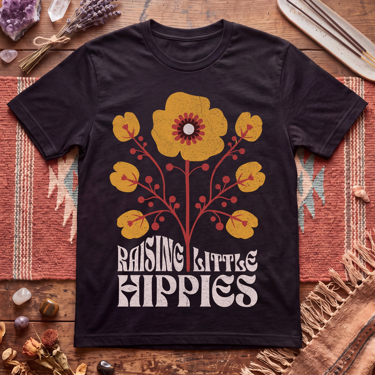 Raising Little Hippies T-Shirt