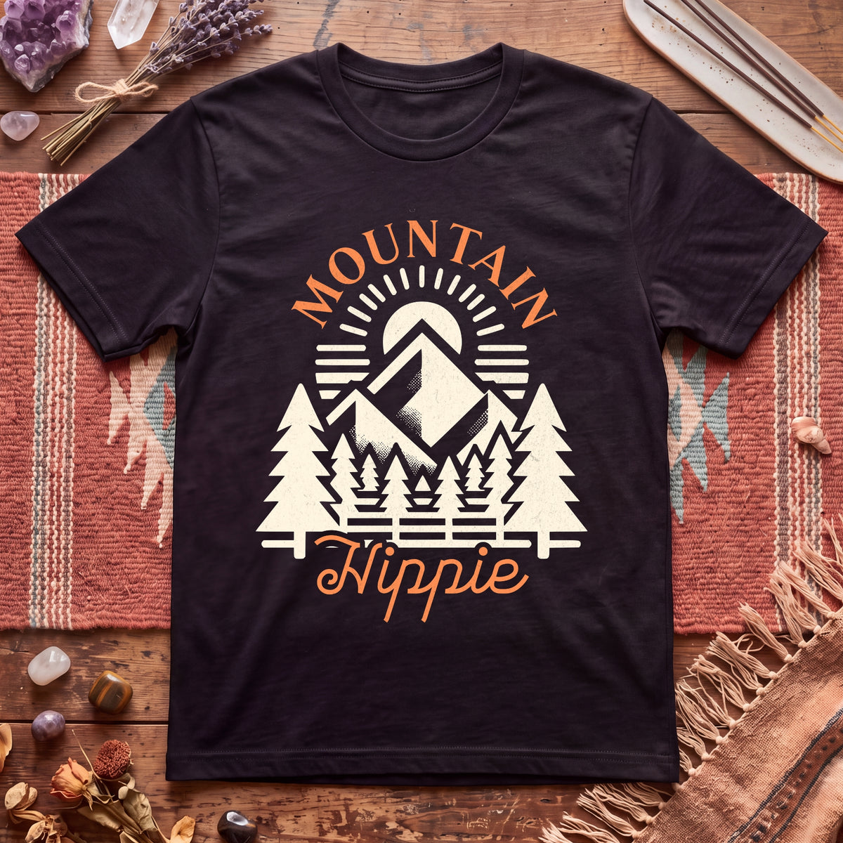 Vintage Mountain Hippie T-Shirt