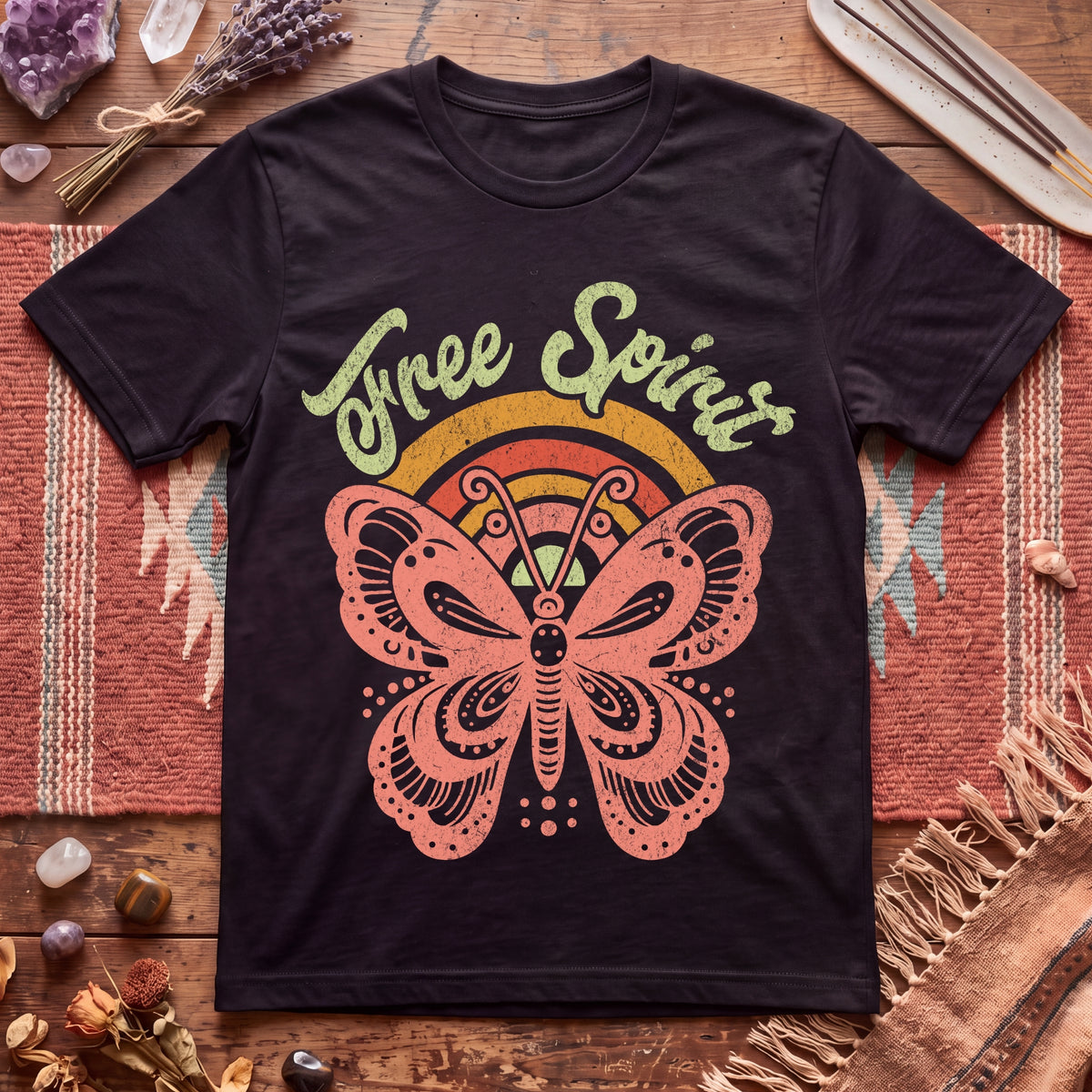 Free Spirit butterfly T-Shirt