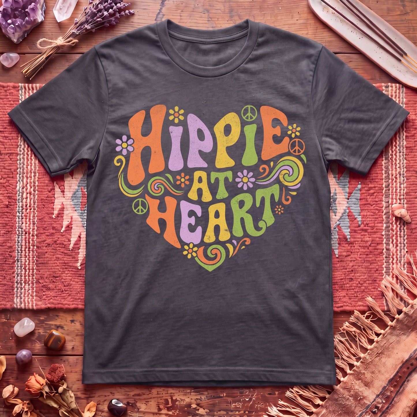 Hippie At Heart T-Shirt