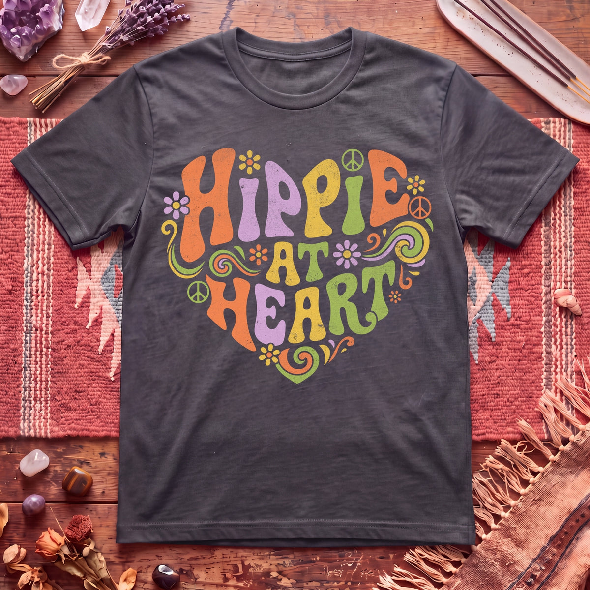 Hippie At Heart T-Shirt