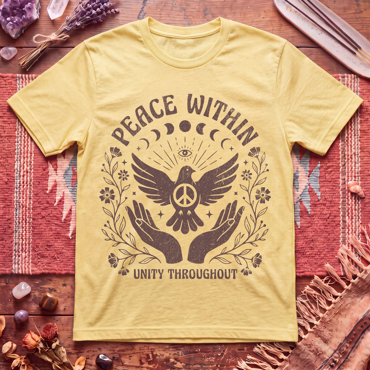 Peace Within Unity Throughout T-Shirt